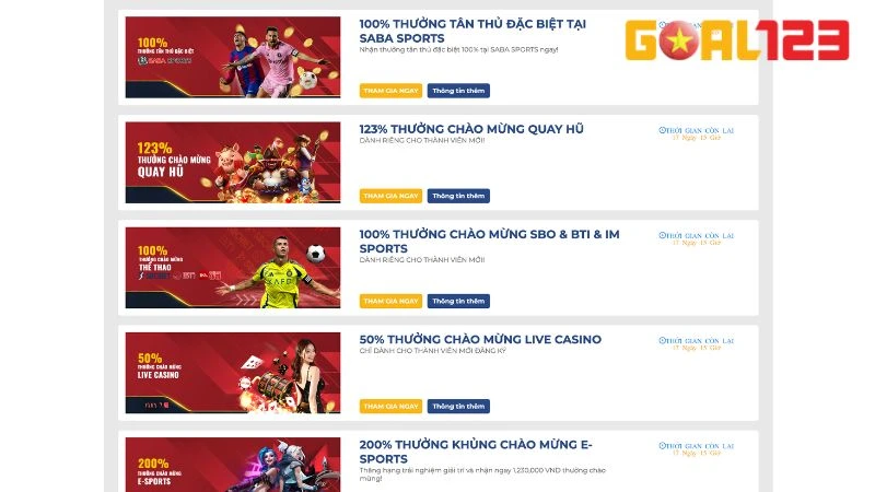 Điều kiện game thủ cần đáp ứng để tham gia chương trình ưu đãi của nhà cái
